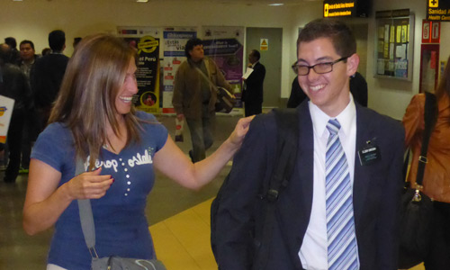 Mom seeing missionary for the first time in 2 years